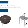 carregador sem fio de embutir para moveis 5w 4404