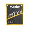 jogo chave de boca fixa 6 a 17mm vonder 2821