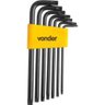 jogo chave torx c 7pcs t10 a t40 vtx 5 crv vonder 2748