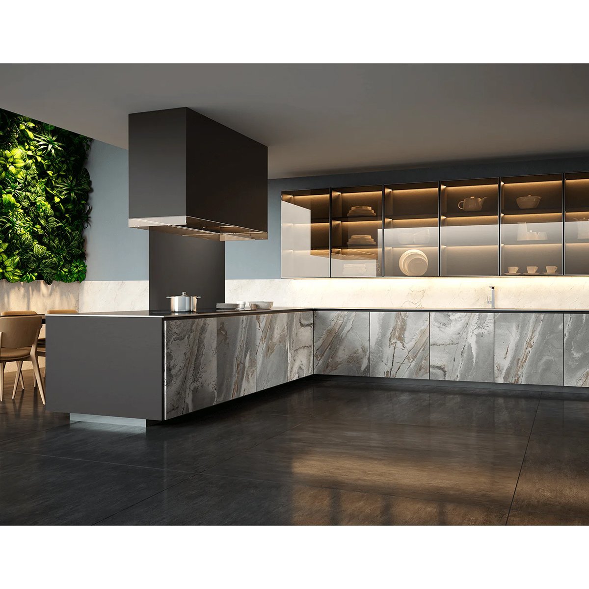 MDF 2 Face 1,85x2,75m Grafite Colors Guararapes