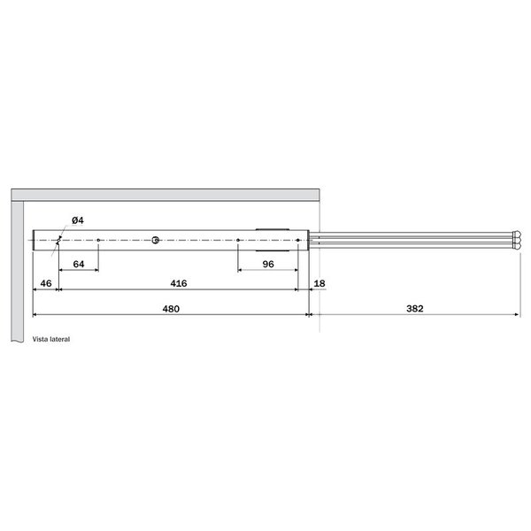 porta toalha branco com corredica telescopica hardt 6344604112cae
