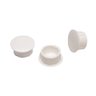 tapa furo 10mm branco 100 unidades sas plastic 4434