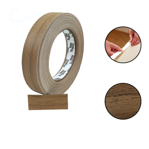 Fita de Borda PVC Nogal Champagne Guararape 22mm