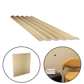 Painel Gize Poliestireno Champanhe Santa Luzia Largura 144mm