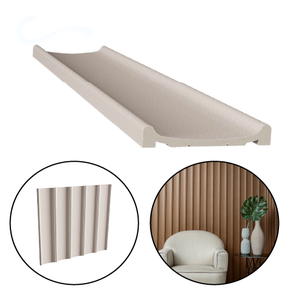 Painel Uba Poliestireno Couro Gelo Santa Luzia Largura 100mm