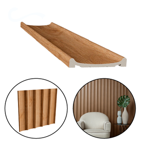 Painel Uba Poliestireno Freijo Santa Luzia Largura 100mm