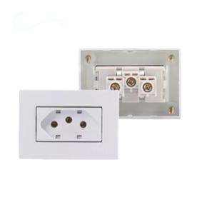 Tomada Padrao Brasileiro 2p+t 20a 250v Infiniti Branco - Margirius