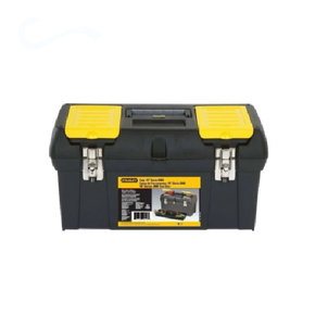 Caixa De Ferramentas Stanley 19-013 Plastic Metal Lock, Cor Preta